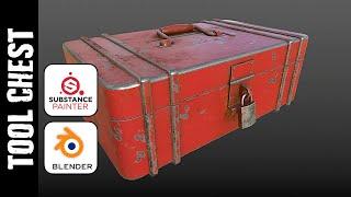 BLENDER & SUBSTANCE PAINTER: TOOL CHEST TEXTURING