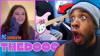 Guitar Student Reacts To THE DOOO Playing Guitar on Omegle 2