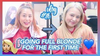 Vlog #76: GOING FULL BLONDE FOR THE FIRST TIME!! (Gaano kasakit? Gaano katagal?) | Eunice Santiago