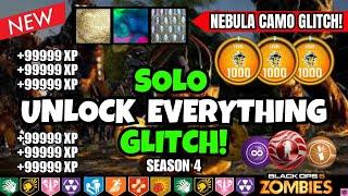 *NEW* SOLO UNLOCK EVERYTHING GLITCH in BLACK OPS 6 ZOMBIES! (INSTANT CAMO GLITCH) BO6 ZOMBIES GLITCH