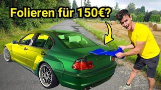 BILLIGSTE FOLIERUNG DEUTSCHLANDS - E46 für unter 150€ Foliert! Part2