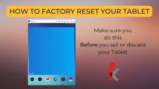 How to Factory Reset Your Tablet in 1 minute