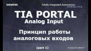 TIA Portal аналоговые входа принцип работы