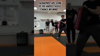 TAEKWONDO HAS SOME OF THE HARDEST KICKS…