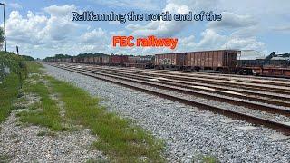 Railfanning the north end of the FEC railway ( a Port St. John Railfan Adventure )