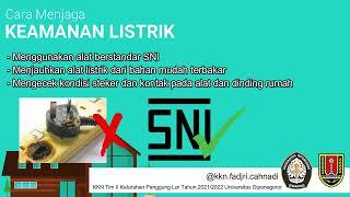 #KKNTimIIperiode2022#p2kknundip#lppmundip SOSIALISASI Instalasi Listrik- KKN TIM II KEL.PANGGUNG LOR