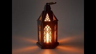 3D printed Halloween Gothic Lantern