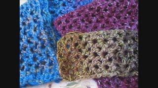 Pine Notes~Crochet a Simple V Stitch~The Crochet Sisterhood Scarves