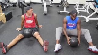 Celebrity Fit Tip: Walt Aikens: Medicine Ball Workout