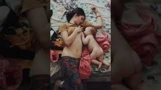 Indian moms breast feeding babies #breastfeeding #youtubeshorts #youtube #breastmilk #shortvideo