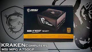 РАСПАКОВКА НОВИНКИ - MPG A750GF | БЛОК ПИТАНИЯ ОТ MSI