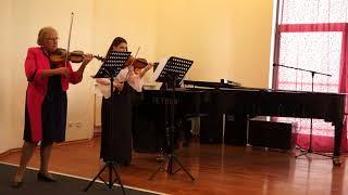 Jela Špitková & Kateryna Popovych - J.S.Bach, Double Violin Concerto in D minor BWV 1043, Largo
