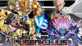 Jotaro-Dio's Invasion on Boros' Ship! Jotaro K1 & Dio K1 vs Saitama & Boros ANIME MUGEN JUS