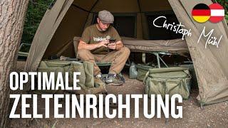 Team Trakker Tipp: Optimale Zelteinrichtung | Bivvy, Brolly | Tempest 100T | Karpfenangeln