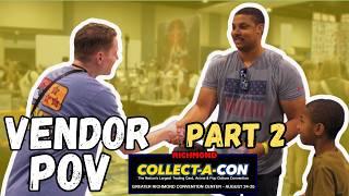 Part 2: I SURVIVED vending my first ever Collect a Con | Pokemon Vendor POV #pokemon #pokemoncards