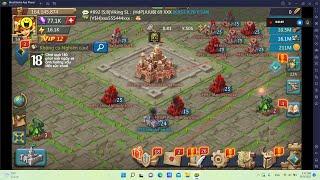 Solo trap 160m troops 6m t2 vs t3 || kvk lords mobile