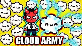 50 Chain Lightning Clouds decimating EVERYTHING in Noobs Are Coming