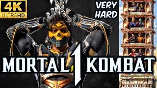 MK1 *TAKEDA* VERY HARD KLASSIC TOWER GAMEPLAY!! (FERRA AS KAMEO) 4K 60 FPS (NO MATCHES LOST) MK12