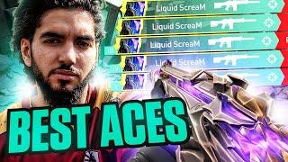 MY BEST ACES IN VALORANT (so far) | ScreaM Highlights #4