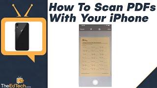 How to Scan PDF Using Your iPhone Notes (Tutorial  For Teachers)