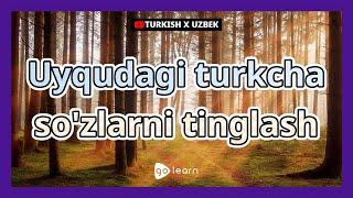 Uyqudagi turkcha so'zlarni tinglash | Golearn