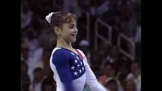 [HDp60] Dominique Moceanu (USA) Floor Team Optionals 1996 Atlanta Olympic Games