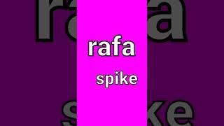 Rafa com spike