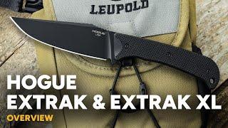 Hogue Extrak & Extrak XL - CPM-M4/MagnaCut Fixed Blades - Overview