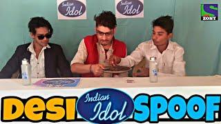 Indian Idol Spoof ft.Banati Rapper | Desi fukrey