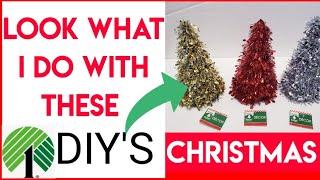 DOLLAR  TREE  DIY'S ~Look what I do with these ~Christmas DIYS