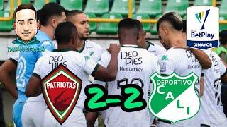 ¡DESASTROSA DEFENSA DEL CALI Y DEJAN ESCAPAR 3 PUNTOS! Empate Deportivo Cali 2x2 ante Patriotas.