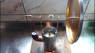 Water-cooled stirling engine