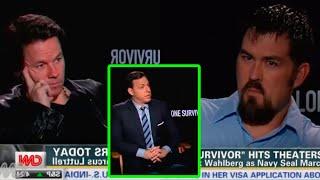 Marcus luttrell and Mark Wahlberg Pissed Off With CNN Reporter for Disrespecting Fallen Seals