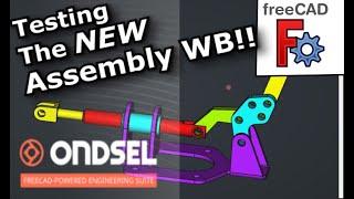 The NEW Ondsel FreeCAD Assembly Workbench in FreeCAD : Is it a game changer?