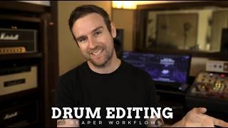 How to Edit Drums in Reaper (Automated)