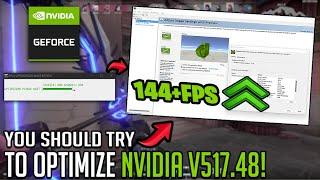 Nvidia Control Panel New update 517.48 | BEST SETTINGS FOR GAMING (2022)