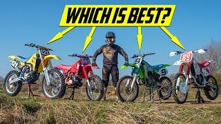 30-Year-Old 125cc Dirt Bike Shootout! RM vs CR vs KX vs YZ