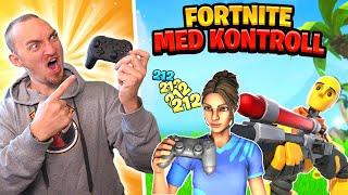 SPELAR FORTNITE PÅ EN KONTROLL FÖR FÖRSTA GÅNGEN