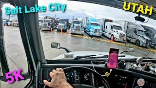 POV TRUCK DRIVING USA 5K Salt Lake City UTAH #trucking