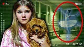 We Saw A Creepy Ballerina Girl In Our SECURITY CAMERA!