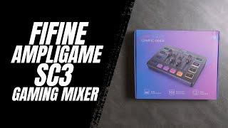 Fifine Ampligame SC3   Gaming Mixer Unboxing and Test #fifine