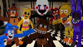 Five Nights at Freddy's 2 addon for MCPE // Full Addon Review!