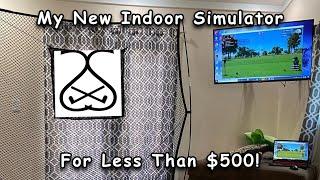 Build an indoor golf simulator for less than $400! How you can do it!