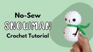 How to Crochet a Snowman in 30 minutes!