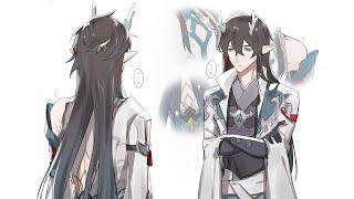 Dan Feng's Reaction to Dan Heng's Look (Honkai: Star Rail)