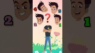 chiku bunty|match the right head puzzle|wrong head #shorts #ytshorts #chikubunty #wronghead