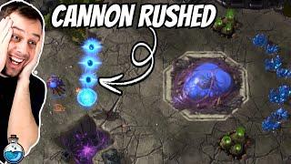 This new Cannon Rush is AMAZING! | Cannon Rush in Grandmaster #71 StarCraft 2