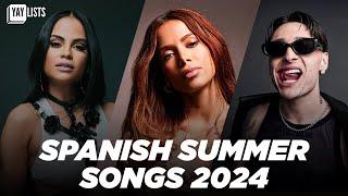 SPANISH SUMMER SONGS 2024  BEST Pop Latin Music For Summer 2024