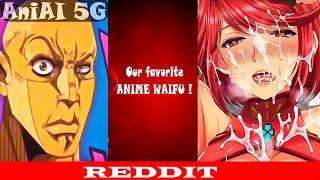 Pyra Xenoblade Anime vs Reddit (The rock reaction meme)