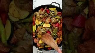 Cajun Shrimp and Sausage Vegetable Skillet | The Recipe Critic